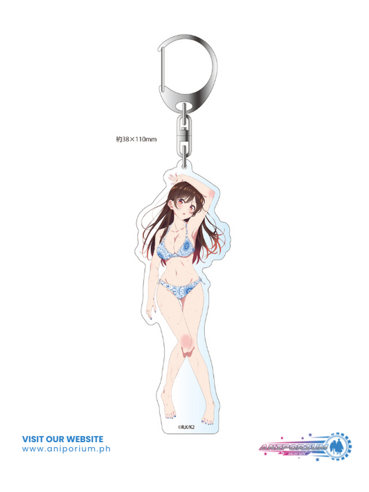 "Rent-A-Girlfriend" 2nd Season Original Illustration Big Acrylic Key Chain Swimsuit Ver.