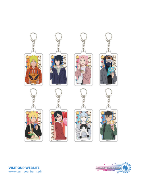 Acrylic Key Chain "NARUTO" & "BORUTO" 06 Theme Park Ver. (Original Illustration)