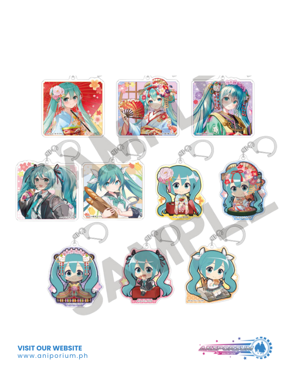 Hatsune Miku Trading Acrylic Key Chain Kyoto