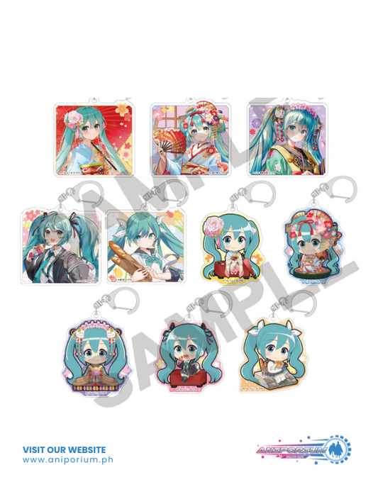 Hatsune Miku Trading Acrylic Key Chain Kyoto