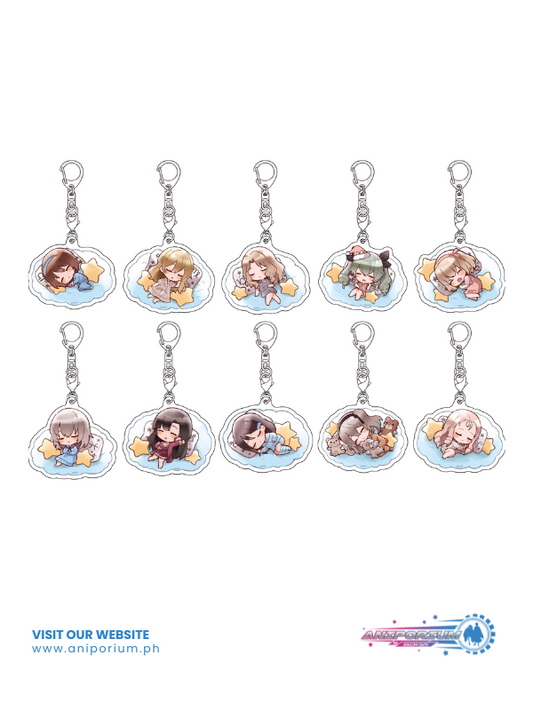 Acrylic Key Chain "GIRLS und PANZER" 04 Suya-character Illustration