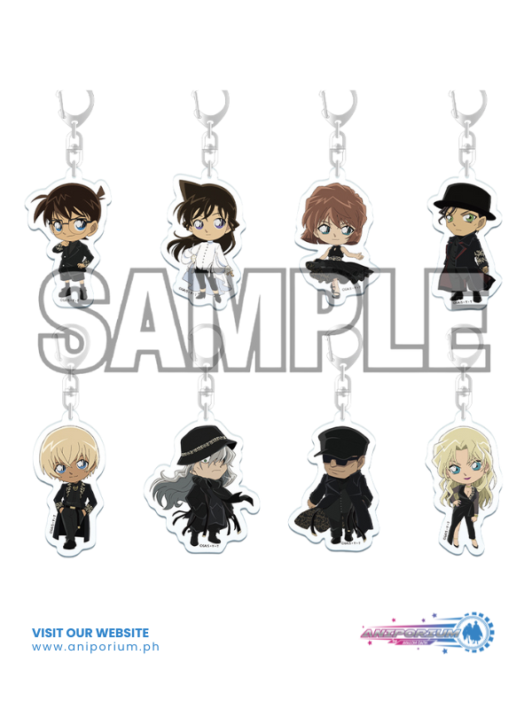 Detective Conan" Trading Acrylic Key Chain Runway Deformed