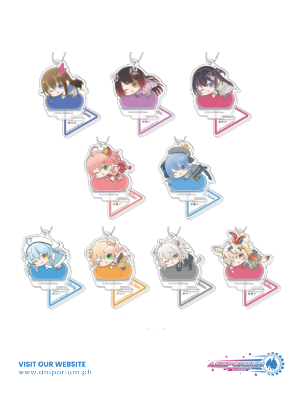 Stand Mini Acrylic Key Chain Hololive Hug Meets A Box