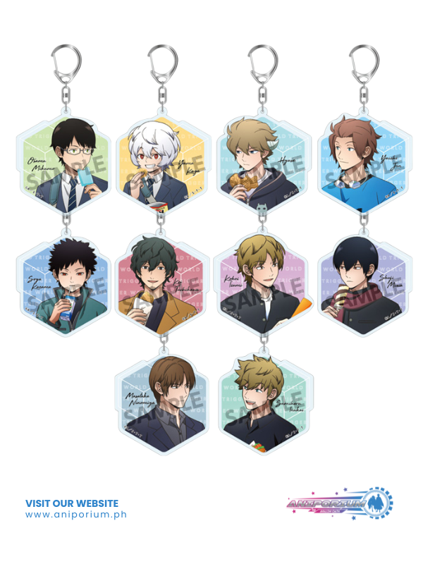 "World Trigger" Original Illustration Trading Acrylic Key Chain Daily Life Ver.