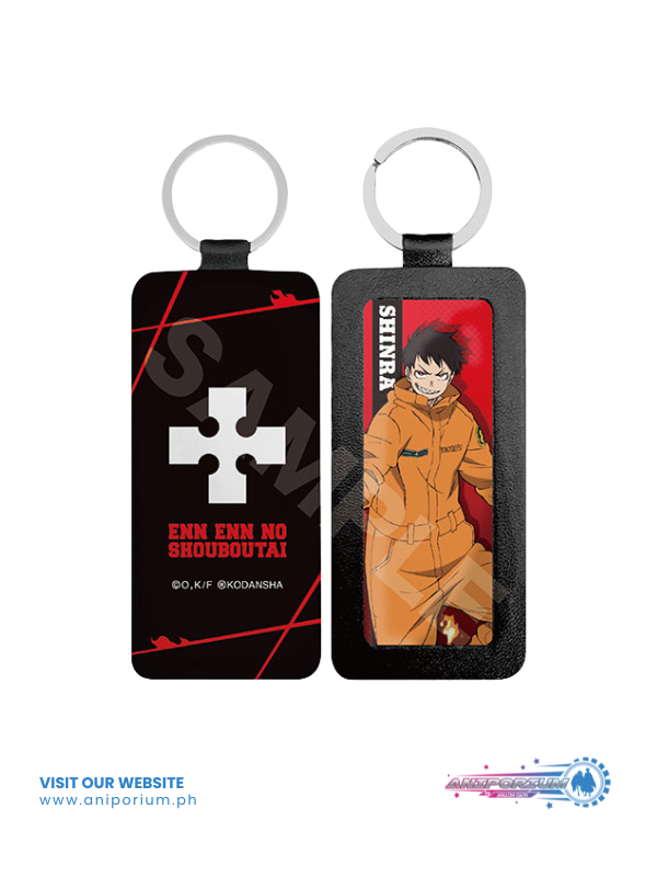 Fire Force" Leather Key Chain