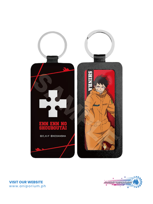 Fire Force" Leather Key Chain