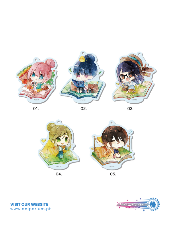 "Yurucamp Movie" Chara Deru Art Marutto Stand Key Chain 01 Vol. 1 Box B