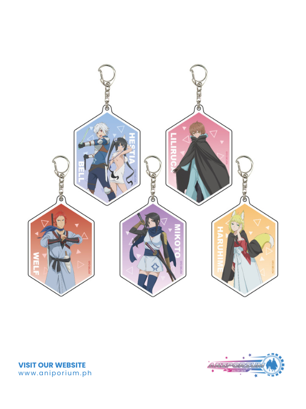 Acrylic Key Chain "Is It Wrong to Try to Pick Up Girls in a Dungeon? IV" 01 Official Illustration