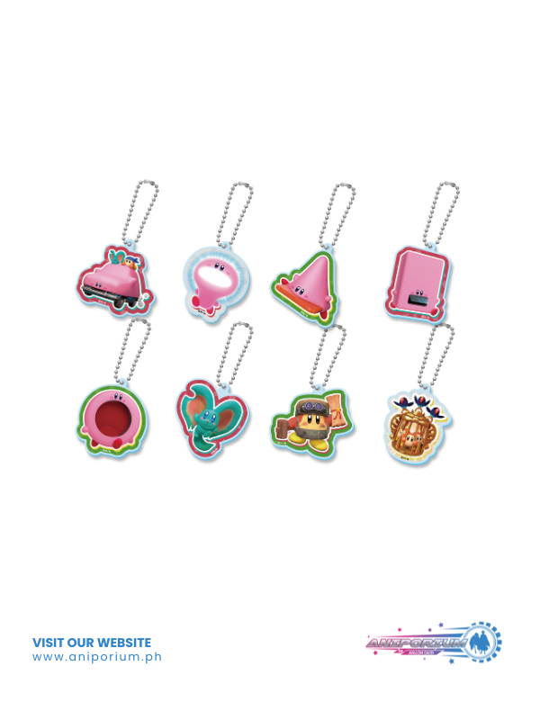 Kirby and the Forgotten Land" Acrylic Key Chain Collection