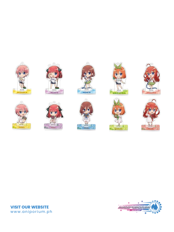 "The Quintessential Quintuplets Season 2" Acrylic Key Chain with Stand Collection