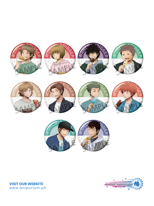 "World Trigger" Original Illustration Trading Can Badge Daily Life Ver. Vol. 2