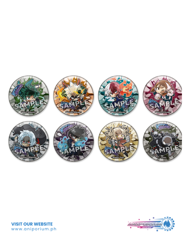 Pita! Defome "My Hero Academia" Hero vs Villains Trading Can Badge