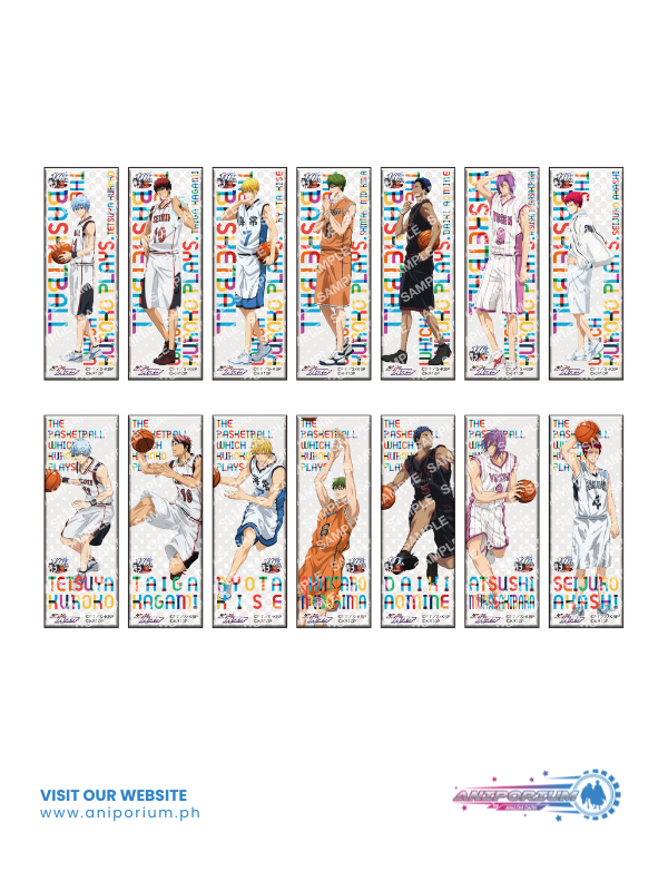 Kuroko's Basketball" Long Can Badge Collection