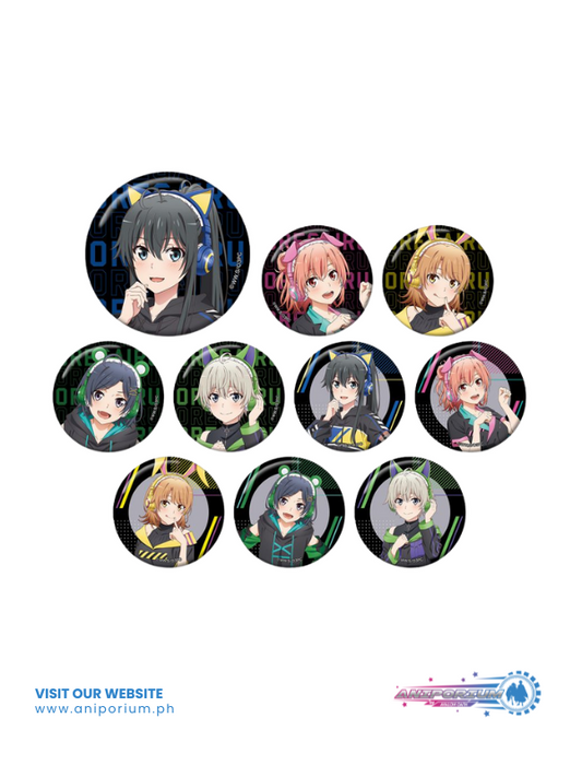 "Yahari Ore no Seishun Love-come wa Machigatteiru. Kan" Original Illustration Gaming Fashion Ver. Trading Can Badge