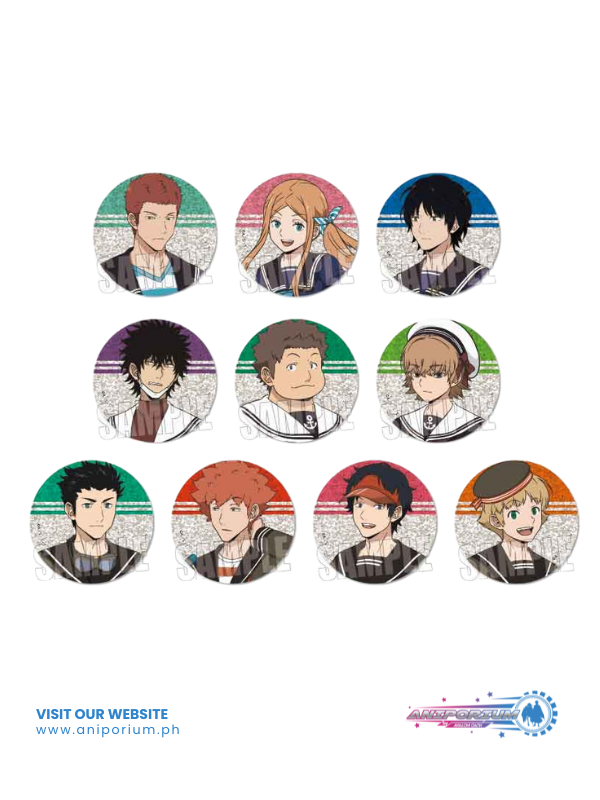 Trading Can Badge "World Trigger" Marine Sailor Ver.