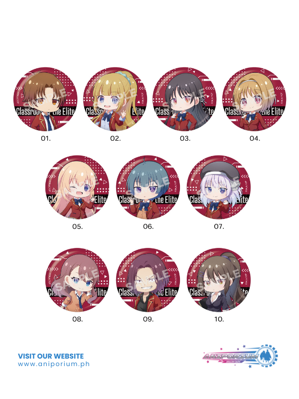 Classroom of the Elite" Metallic Can Badge 01 Vol. 1