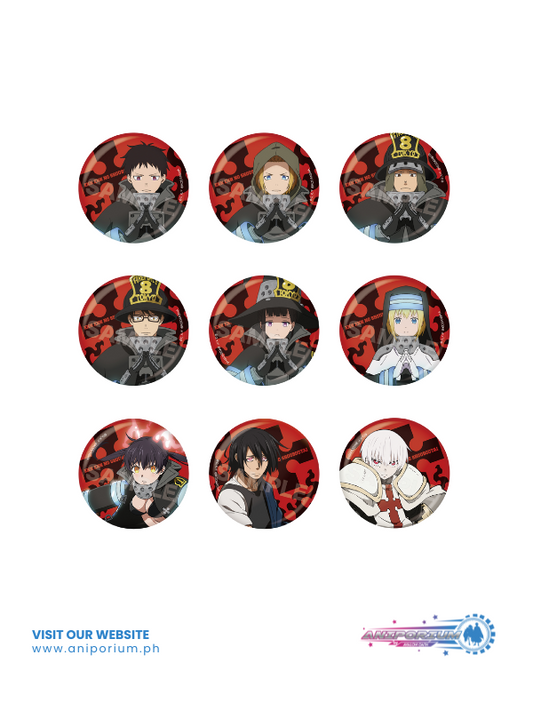 "Fire Force" Metallic Can Badge 01 Vol. 1