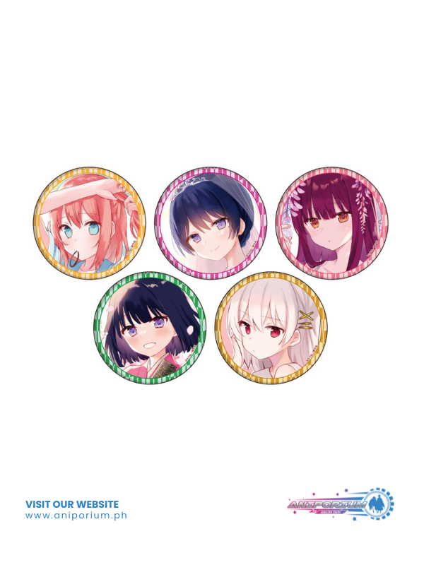 Can Badge "A Drift Girl and a Noble Moon" 01 Official Illustration