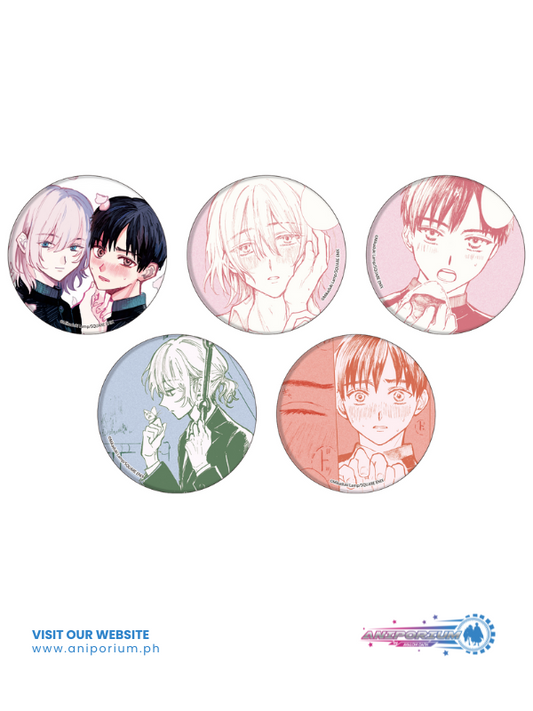 Can Badge "Himeno-kun wa Hime ni Naritakunai" 01 Official Illustration