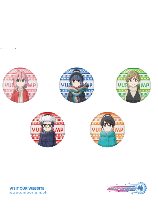 "Yurucamp Season 2" Metallic Can Badge 01 Vol. 1