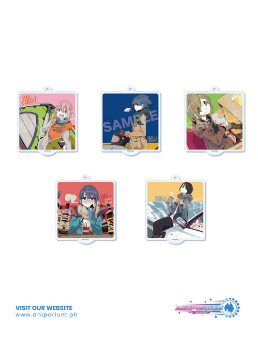 "Yurucamp Season 2" Marutto Stand Key Chain 01 Vol. 1