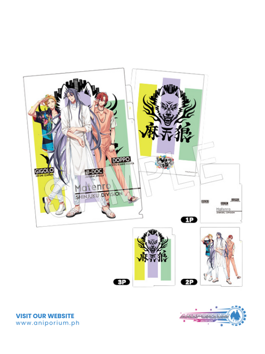 Hypnosismic -Division Rap Battle-" 3 Pockets Clear File Folders
