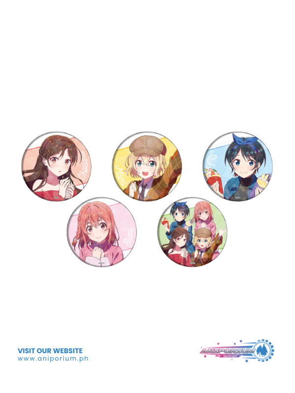 Hologram Can Badge (65mm) "Rent-A-Girlfriend" 01 Akihabara Date Ver. (Original Illustration)