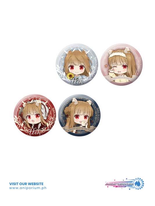 "Spice and Wolf: merchant meets the wise wolf" Can Badge Set