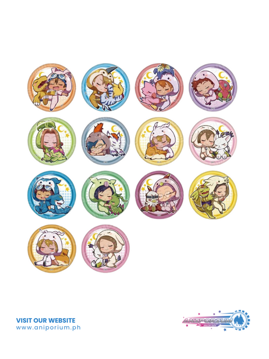 Digimon Adventure Series Gyao Colle Trading Can Badge