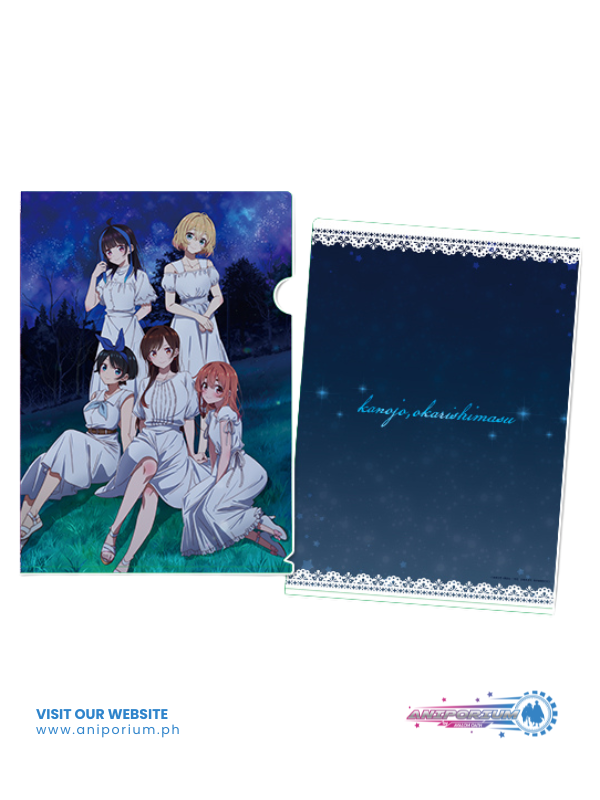 "Rent-A-Girlfriend" Clear File Folder