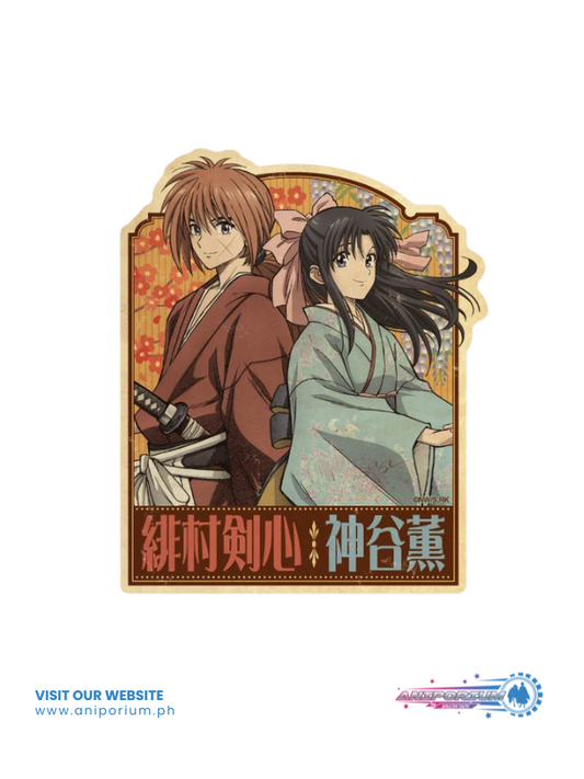 "Rurouni Kenshin: Meiji Swordsman Romantic Story" Travel Sticker 1 Himura Kenshin & Kamiya Kaoru