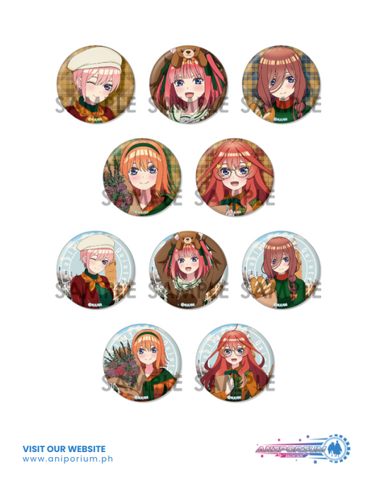 "The Quintessential Quintuplets Specials" Trading Can Badge -British Style-