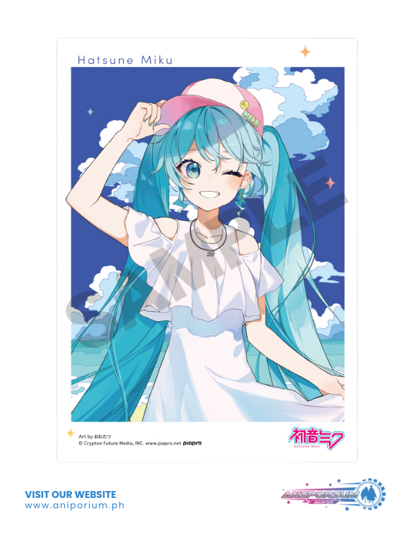 Hatsune Miku Single Clear File White Dress