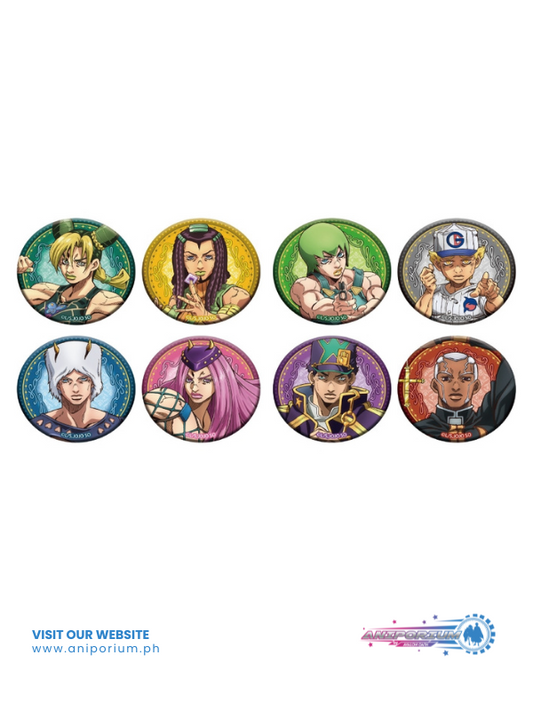 "JoJo's Bizarre Adventure: Stone Ocean" Original Illustration Can Badge Collection AT