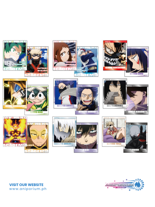 "My Hero Academia" Photo Style Metal Sticker Collections