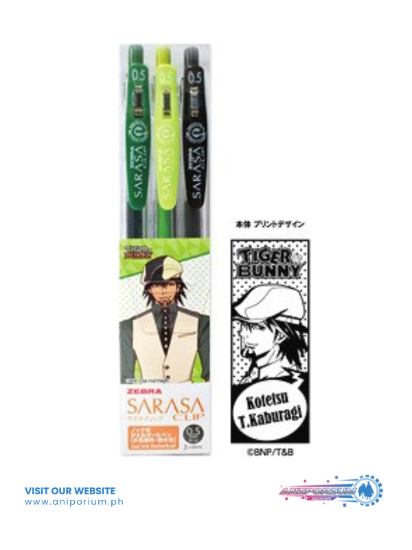 "Tiger & Bunny" SARASA Clip 0.5mm Color Ballpoint Pen