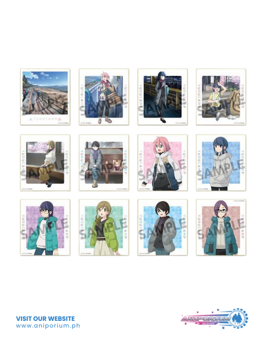 "Yurucamp Movie" Trading Mini Shikishi