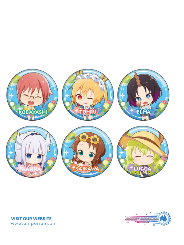 Can Badge "Miss Kobayashi's Dragon Maid" 04 Mini Character Illustration