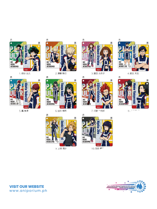 My Hero Academia" Visual Card Key Chain Collection