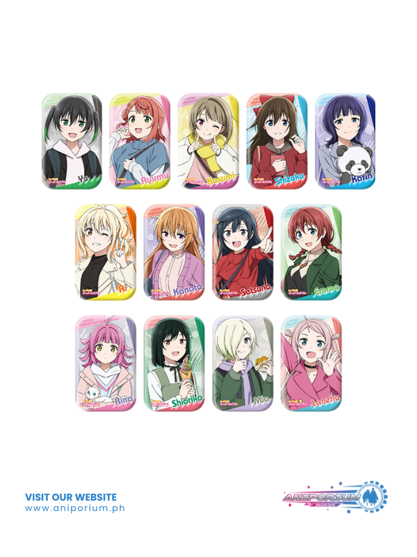 Love Live! Nijigasaki Academy School Idol Club" Marukaku Can Badge 3