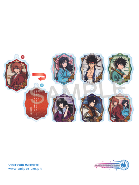 "Rurouni Kenshin: Meiji Swordsman Romantic Story" Words Trading Acrylic Key Chain