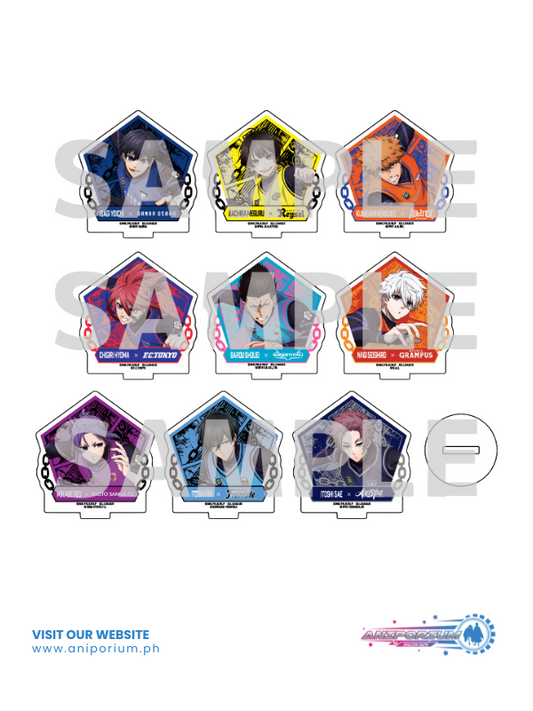 Acrylic Petit Stand "Blue Lock" x J.League 02 Bibs Design Ver. Box 2 (Original Illustration)