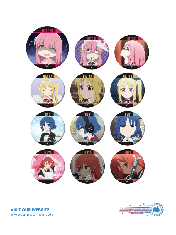 "Bocchi the Rock!" Trading Scene Matte Can Badge