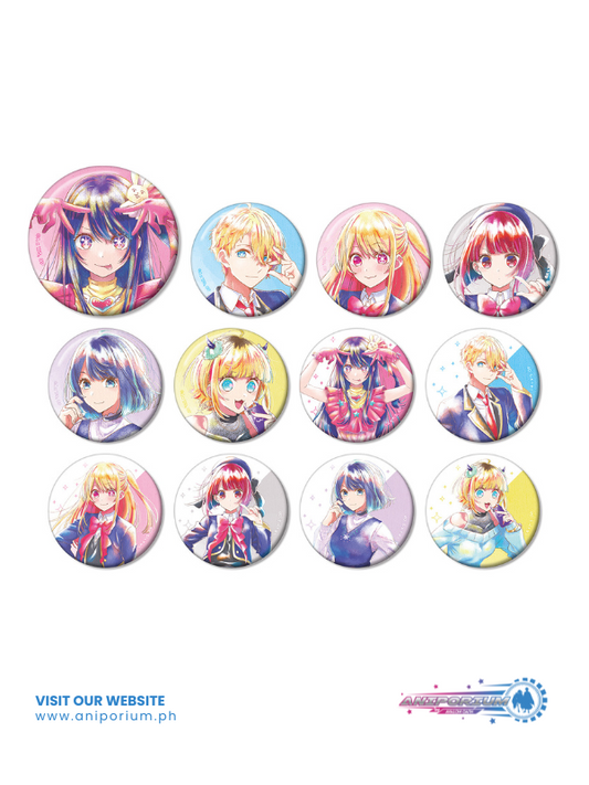 "Oshi no Ko" Trading Ani-Art Aqua Label Can Badge