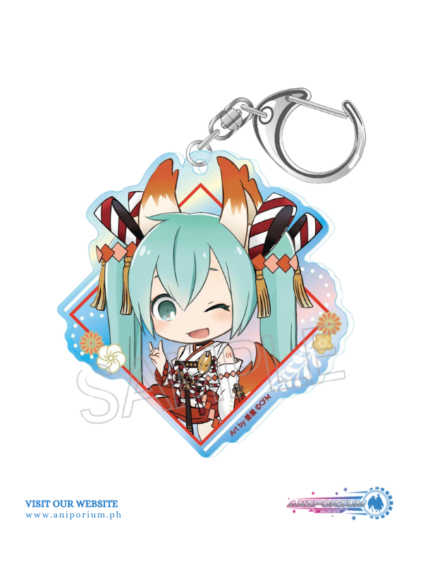 Hatsune Miku Hyakki Yakou Aurora Acrylic Key Chain Youko (Ume)