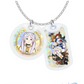 "Frieren: Beyond Journey's End" Acrylic Dog Tag Necklace