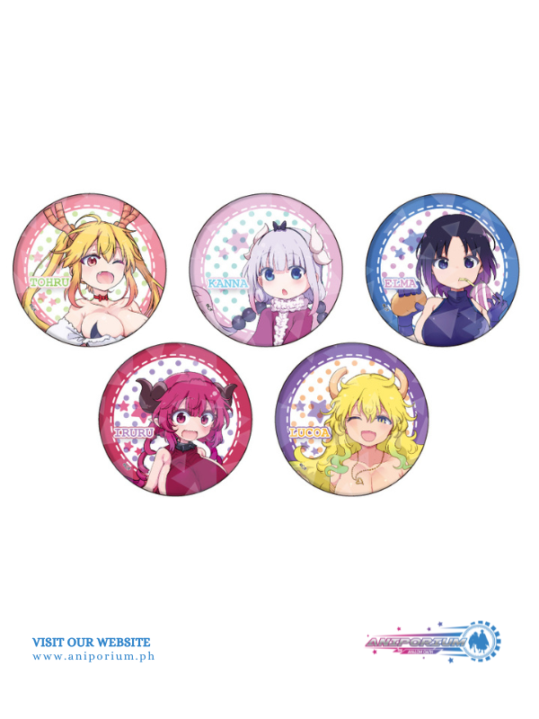 Hologram Can Badge (65mm) "Miss Kobayashi's Dragon Maid" 01 Original Illustration