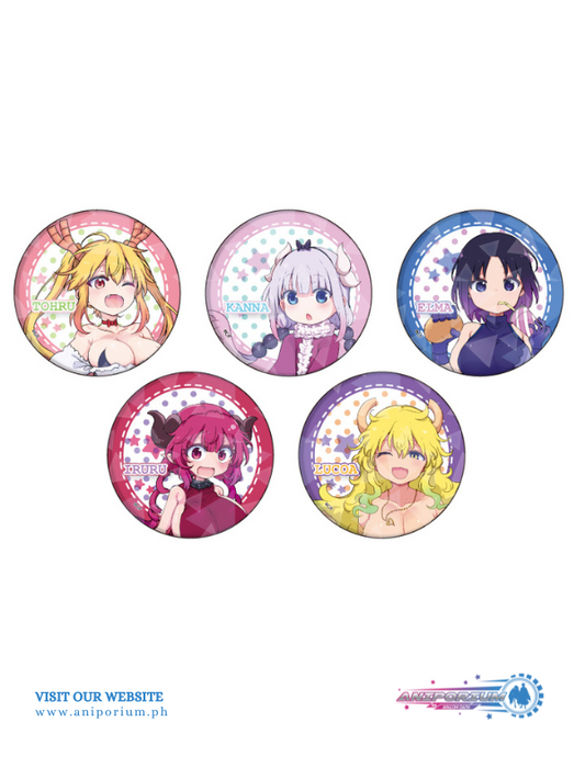 Hologram Can Badge (65mm) "Miss Kobayashi's Dragon Maid" 01 Original Illustration