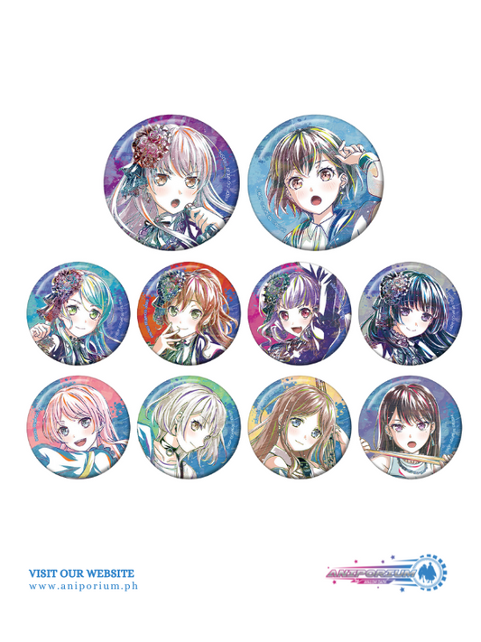 "BanG Dream! Girls Band Party!" Trading Ani-Art Vol. 5 Can Badge Ver. D