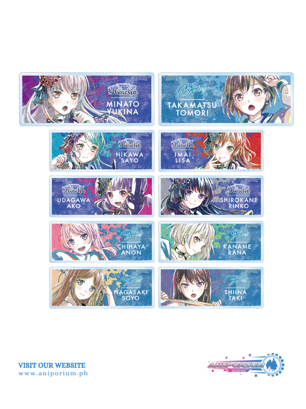 "BanG Dream! Girls Band Party!" Trading Ani-Art Vol. 5 Acrylic Name Plate Ver. D